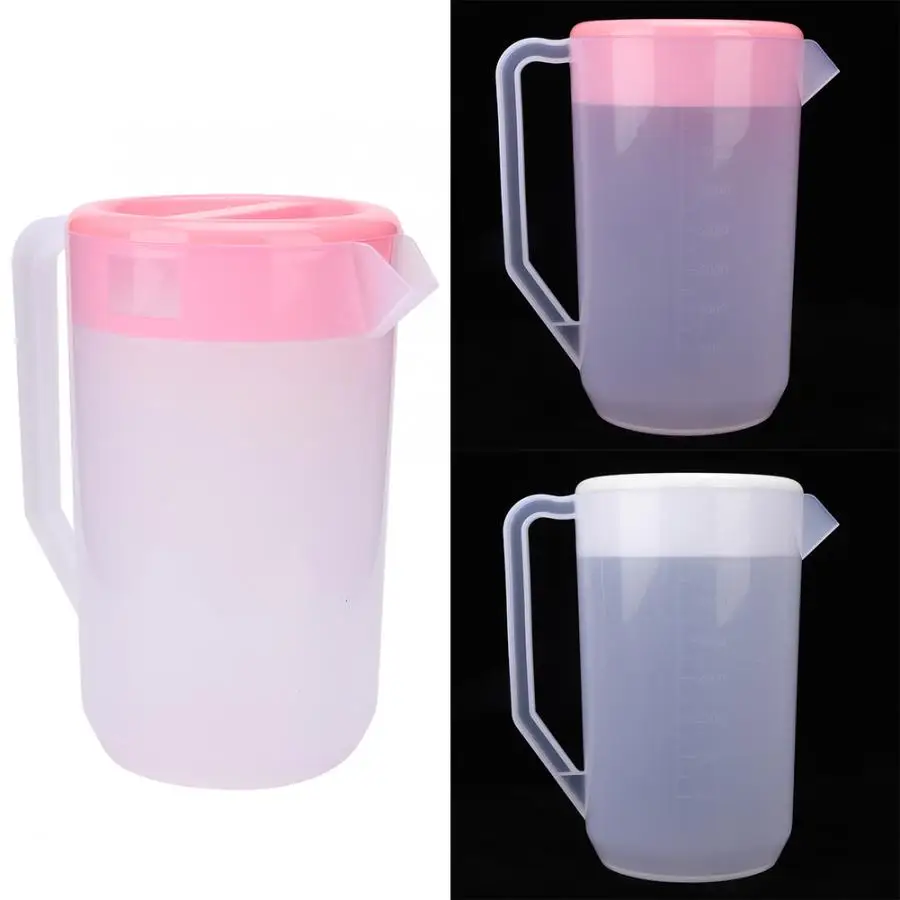 

4000ml Large Capacity Reusable Non-Toxic Plastic Cold Kettle Water Bottle Water Jug Pot