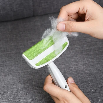 

Manual Magic Clothes Brush Double-head Design Clothes Pets Hair Remover Brush Cleaning Tool for Removing Hair Lint Fluff Cleaner
