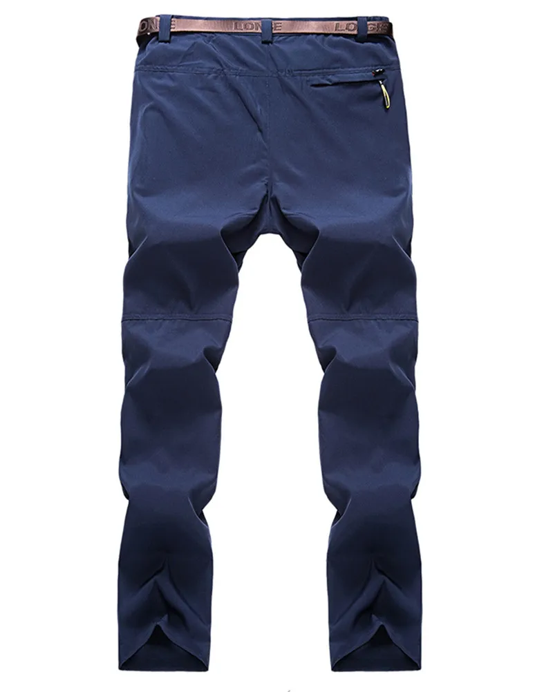 Men Stretch Hiking Pants Summer Quick Dry Breathable High Elastic Trousers Outdoor Mountain Trekking Fishing Climbing Pants 5XL