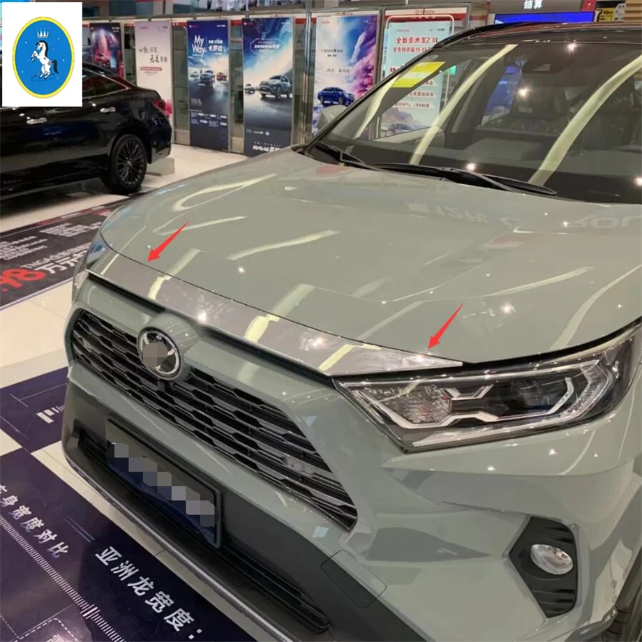 Авто аксессуары передний капот решетка гриль бампер чехол Накладка для TOYOTA RAV4