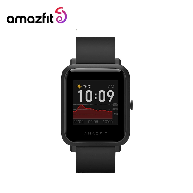 Смарт-часы Amazfit Bip S Lite водонепроницаемые умные часы 5ATM с цветным дисплеем