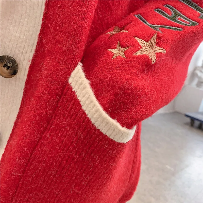 Зимний Корейский женский зимний Sueter Moda Sueter Cuello En V свитер для Женский вязаный свитер женская зимняя одежда