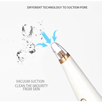 

Electric blackhead remover Acne Remover Machine Nose Blackhead Vacuum Extractor Tool Skin Care Face Pore Cleaner чистка лица