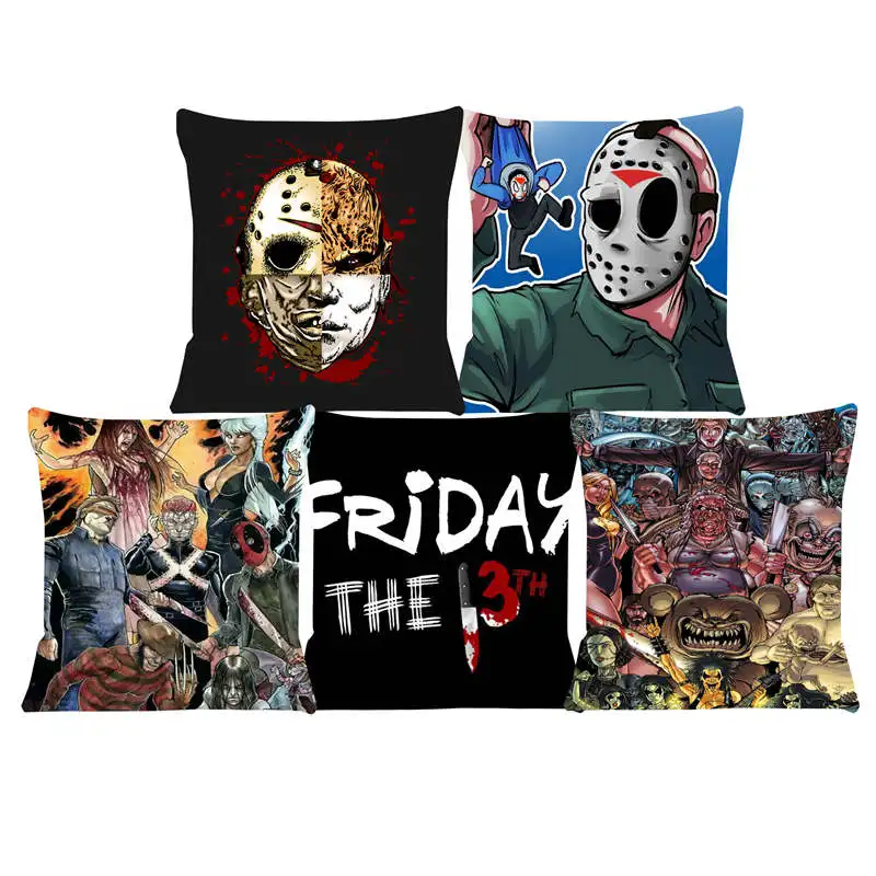 

Cushion Cover Friday Ten 13th Movie Stills Pillow for chairs Home Decorative cushions for sofa Throw Pillow Cover SJ-071