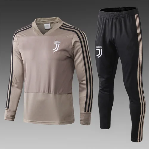 18 19 20 сезон Tottenhaming футбольный костюм зимний тренировочный костюм Ronaldo DYBALA куртка на молнии MARCHISIO BONUCCI трикотажные изделия - Цвет: Небесно-голубой