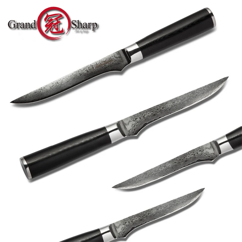 GRANDSHARP дамасский обвалочный нож 5,9 дюймов 67 слоев vg10 японский дамасский нож шеф-повара Seel инструменты для мясника кухонные ножи подарок