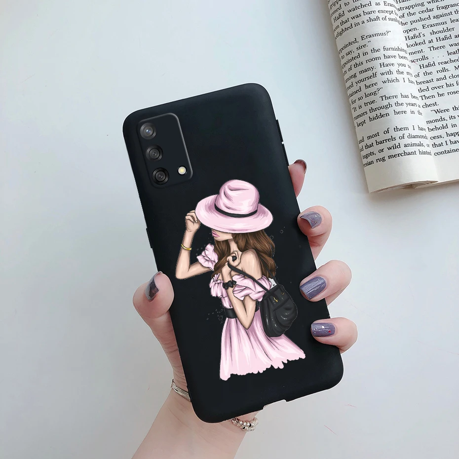 Cute Baby Girls Case For Oppo A74 Case OppoA74 CHP2219 Soft Silicone Phone Cases For Oppo A74 5G A 74 CPH2197 Back Cover Bumper cases for oppo back