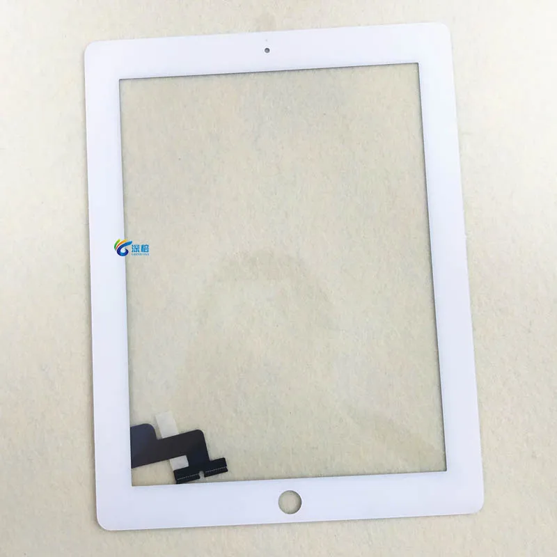 1 шт.(Протестировано) имеет рамку для Apple iPad 2 A1395 A1396 A1397 дигитайзер сенсорного экрана внешняя панель стеклянная линза+ Инструменты+ клей - Цвет: Белый