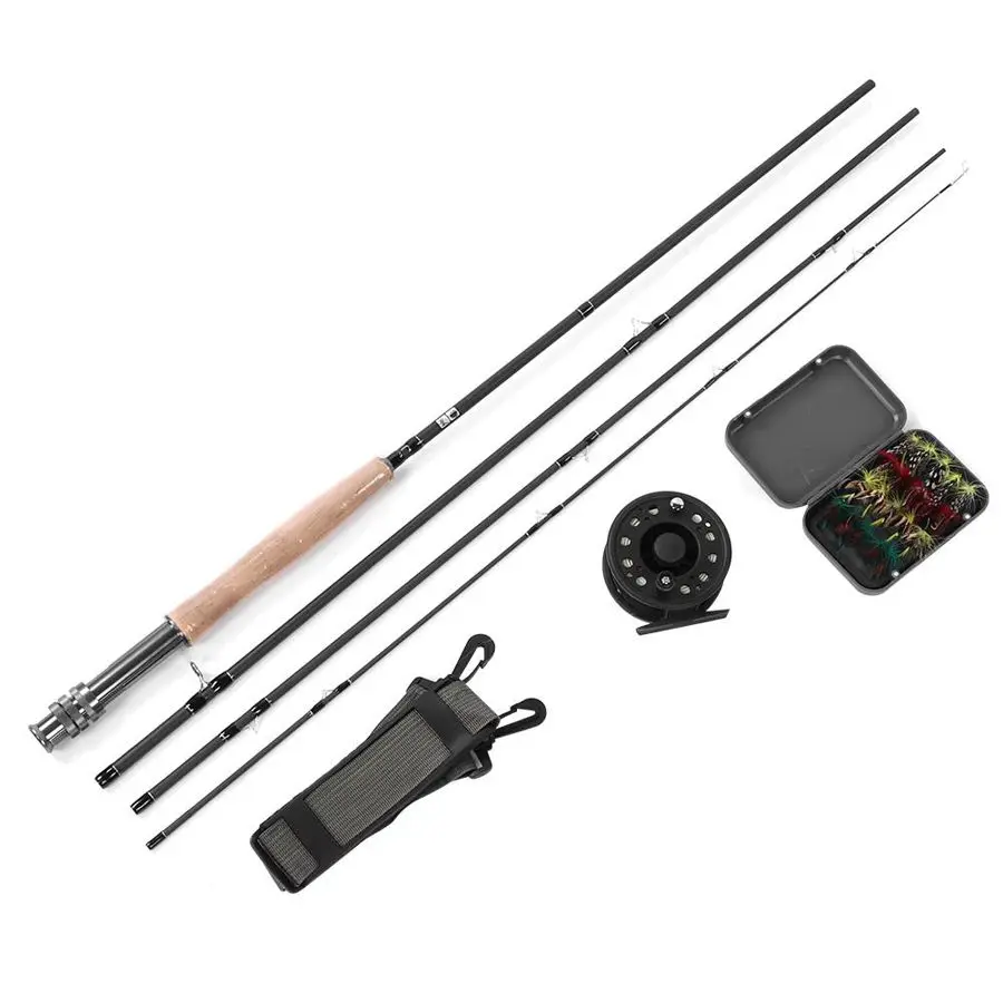 fly fishing rod and reel