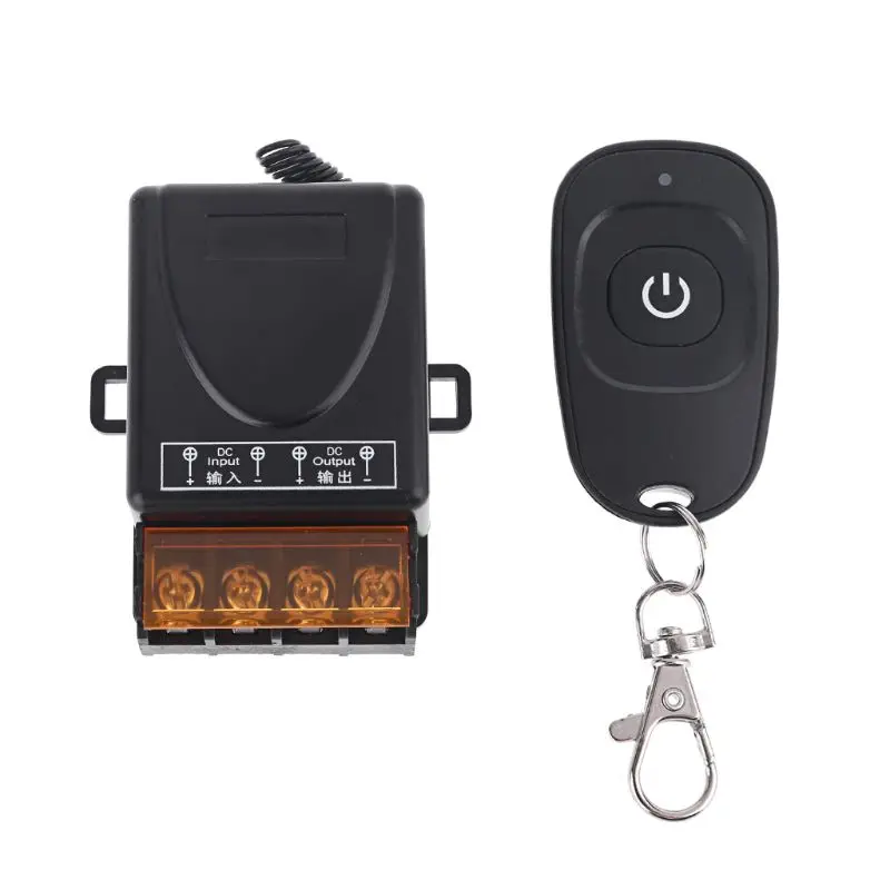 

DC9V-85V ON/OFF 2 Channel RF Wireless Radio Remote Control Relay Switch Receiver Transmitter for Door Window