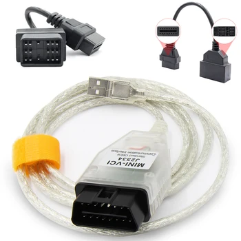 

OBD Diagnostic Connect Cable 22PIN to 17PIN Latest V14.20.019 MINI VCI FT232 Interface Fit For TOYOTA TIS Techstream J2534 OBD2
