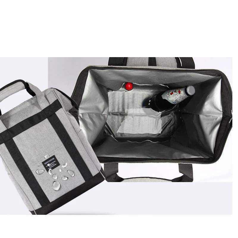 LJL-DENUONISS утепленная изолированная сумка на плечо кулер рюкзак ледяной пакет изолированный контейнер для доставки свежей еды для кемпинга Hik