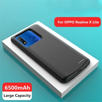 

2020 Battery Charger Cases For OPPO Realme X Lite Power Case 6500mAh Power Bank Charging Case External Battery case