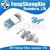 20pcs/lot 2W Metal film resistor 1% 0.1 1R ~10M 2.2R 4.7R 1M 22R 47R 100R 220R 470R 1K 10K 100K 2.2 4.7 10 22 47 100 220 470 ohm ► Photo 1/6