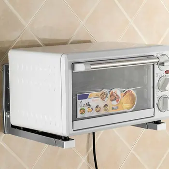 

Heavy Duty Folding Shelf Brackets Support Frame Steel Foldable Stretch Shelf Rack Microwave Oven Wall Mount Bracket