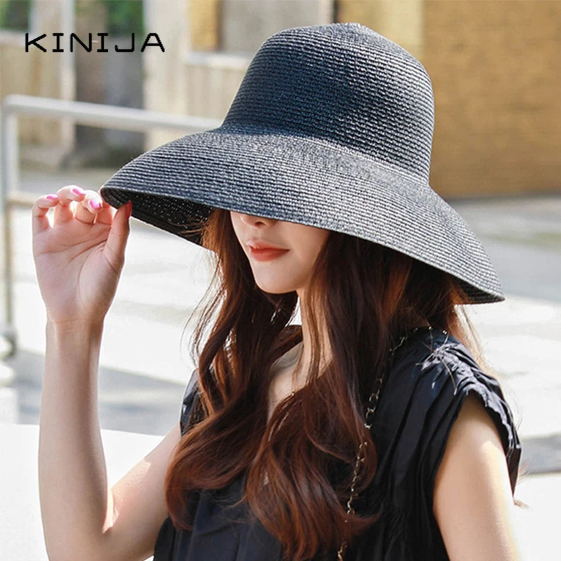 Hepburn Summer Sun Hat Ladies Solid 