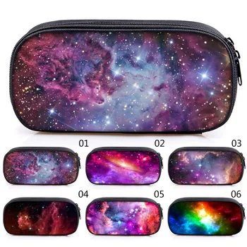 

Multifunction 3D Universe Space Galaxy Print Pencil Bag For Children Girl Storage Bag Brand Designer Women Travel Stationery Bag