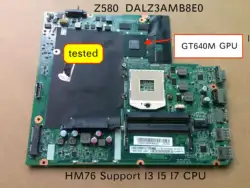 Бесплатная доставка 90000273 DALZ3AMB8E0 плата для lenovo Ideapad z580 ноутбук материнской платы с Nvidia GT640M видео карты