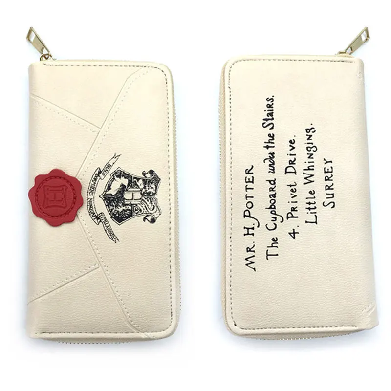 

Anime Peripheral Harry Potter Long Wallet Foreign Trade Hot Selling Hogwarts Admission Wallet