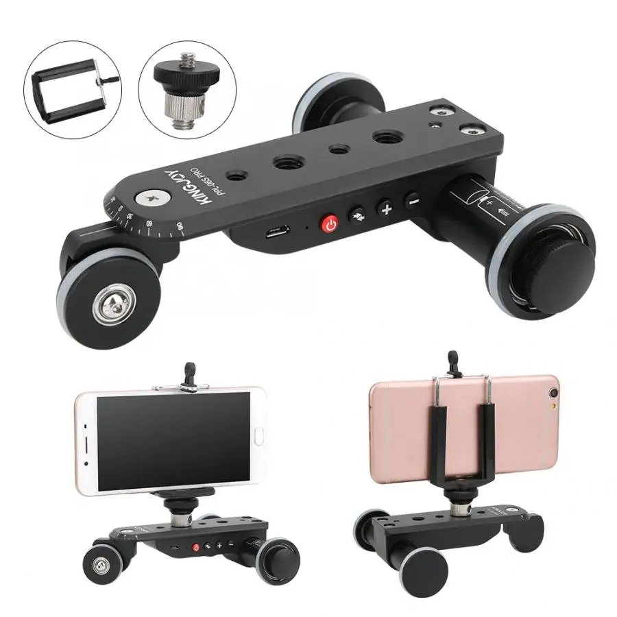 Kingjoy PPL-06S Pro Video Slider Track Dolly 5 уровней скорости регулируемая с 2,4G пульт дистанционного управления для телефона DSLR fotografia Track