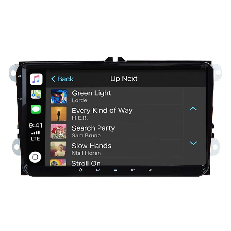 Android 9,1 2 Din автомагнитола 9 ''2Din универсальный автомобильный Автомагнитола gps мультимедийный плеер для Фольксваген Поло ПАССАТ Гольф Джетта