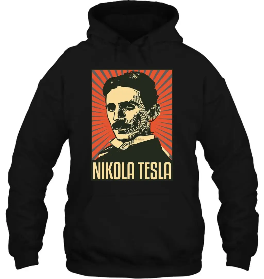 Мужская толстовка Nikola Tesla унисекс женская уличная одежда