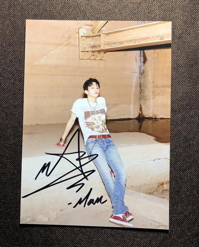 Ручная подписка SuperM MARK фото с автографом NCT 127 5*7 092019N3