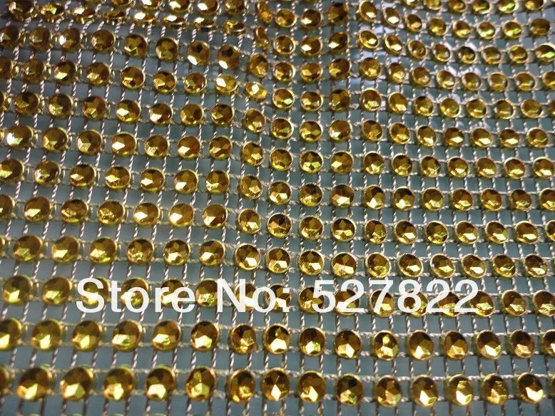 4.5x10 Yards 24 Row DIAMOND MESH WRAP ROLL SPARKLE RHINESTONE Crystal Ribbon x GoldBlackPinkSilverGoldRose Purple12.JPG