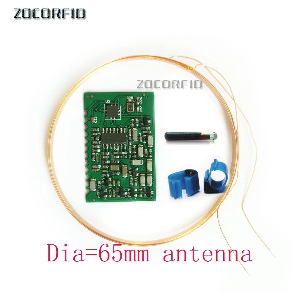 Новейший модуль считывания ярлыков с животными 134 2 K выход TTL AGV RFID FDX-B FDXB ISO11784 на