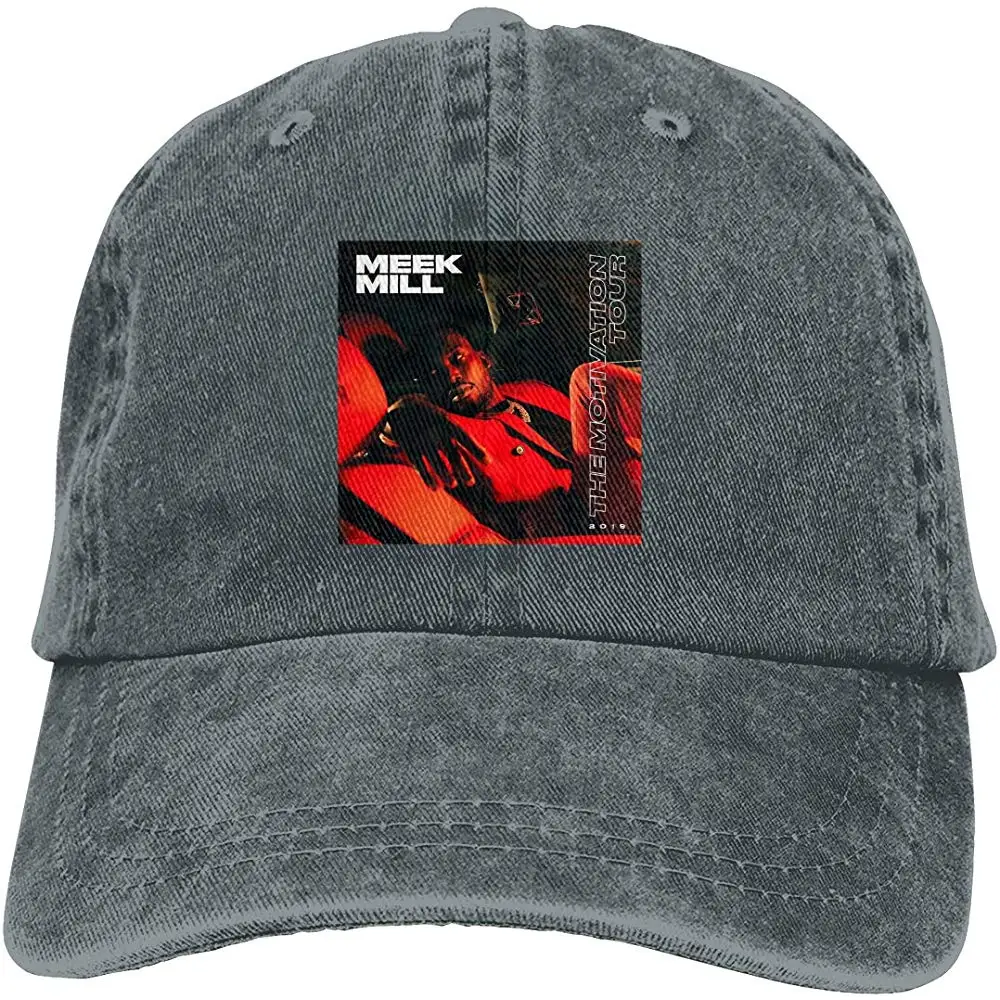 Maxdo Мужчины& Wo Мужская мода с Meek мельница печати Регулируемая Крышка