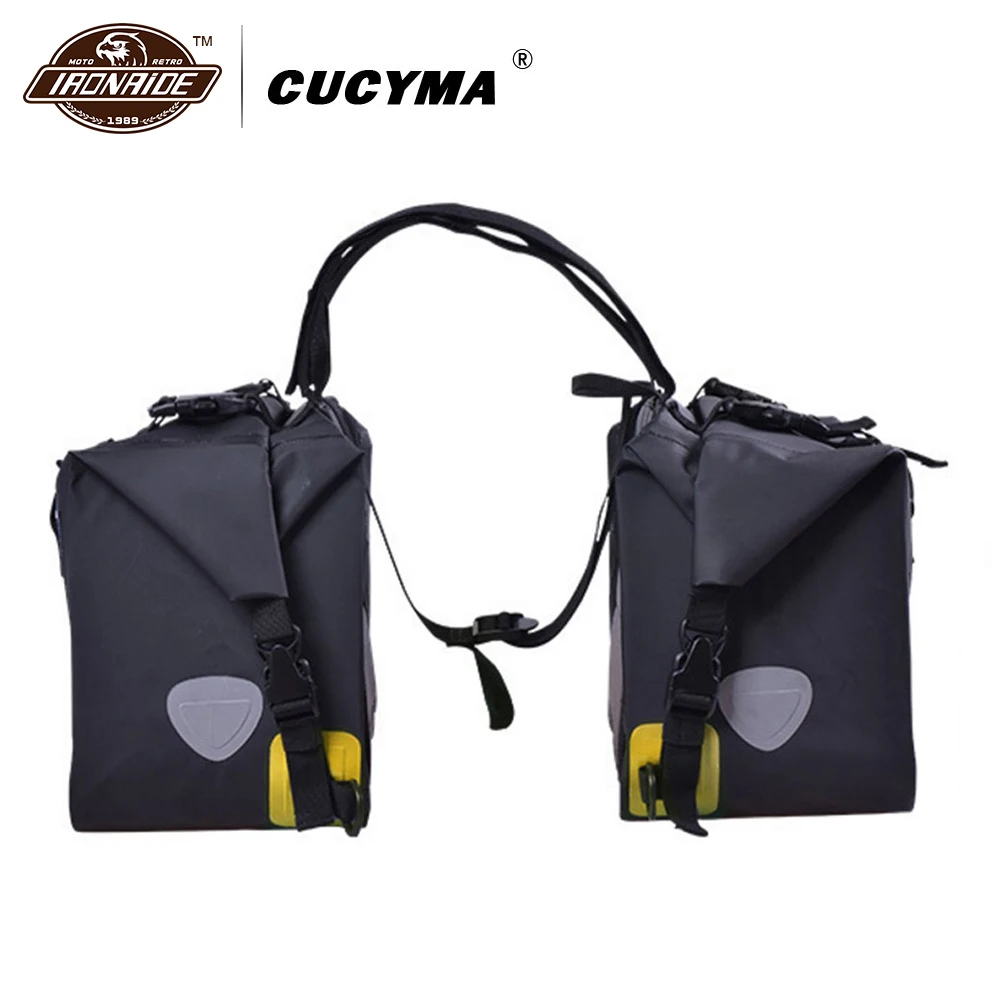 Сумка для мотоциклистов CUCYMA водонепроницаемая сумка седло мотогонок дорожная