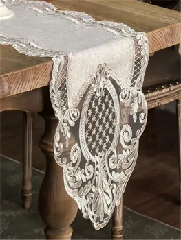 

Lace Table Runner Exquisite Lace Fabric with Vintage Embroidered Perfect for Wedding Boho Party Decor