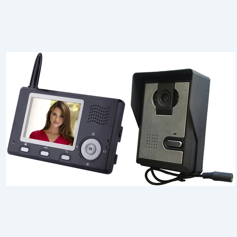 Дверной видеодомофон 300 м 2 4 ГГц с ночным видением|doorbell wireless|phone phonedoorbell doorbells wireless |
