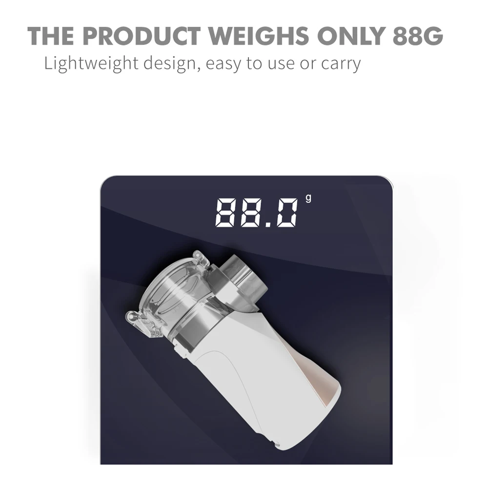 Medical Portable Nebulizer Health Care Mini Handheld Portable Automizer Ultrasonic Nebulizer for Children Adult Asthma Inhaler