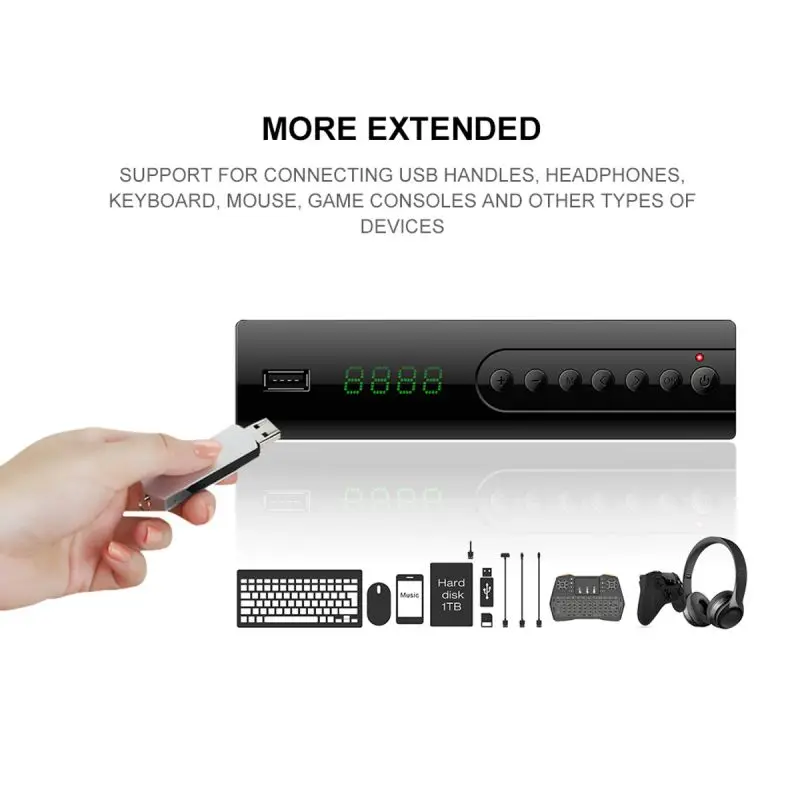 DVB T2 термоприемник T26 DVB-T2 и dvb-c Поддерживает MPEG4 H.264 youtube wifi адаптер iptv av hdmi металлический чехол