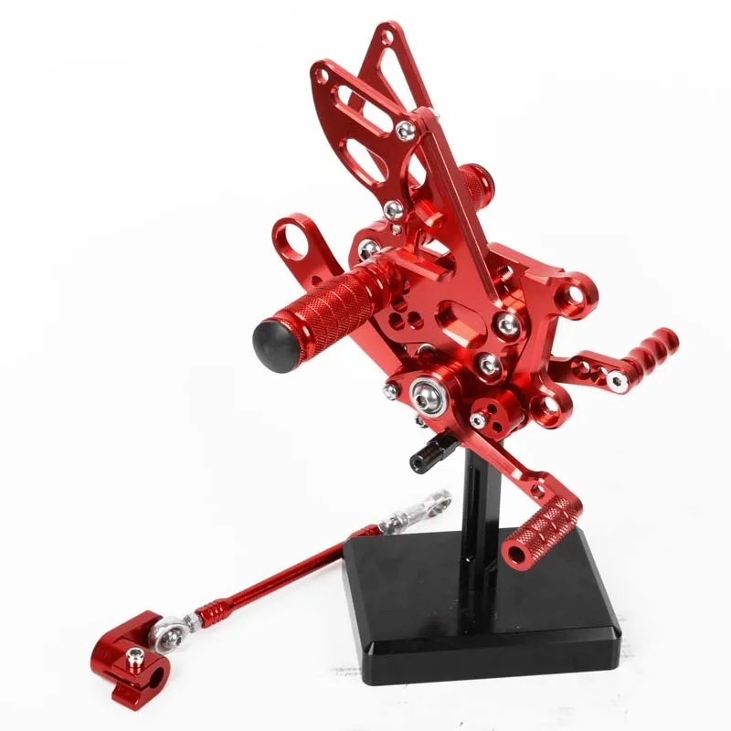 SMOK педаль мотоцикла для APRILIA RSV4 2009 2010 2011 2012 2013 алюминиевый сплав Rearset подножки черный