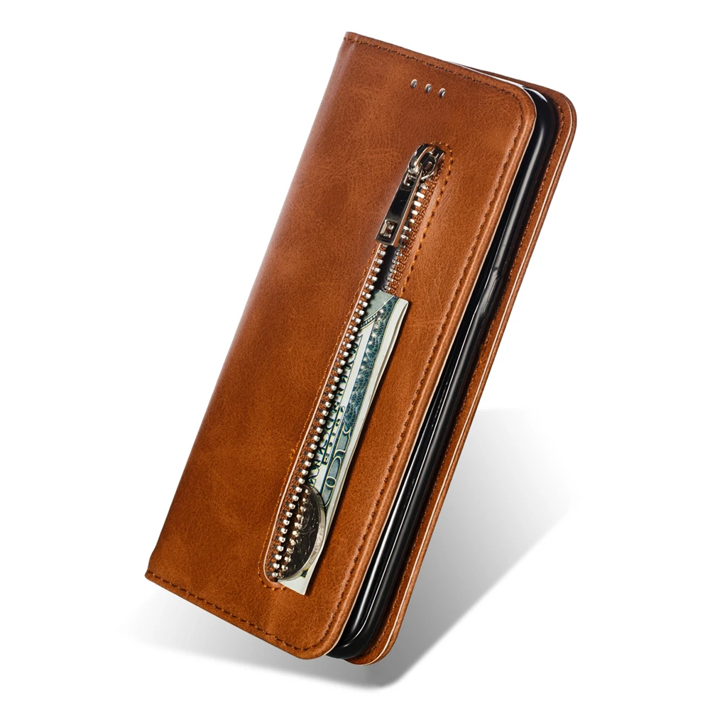 Для samsung Galaxy Note 9 8 S8 S7 Edge S10 Plus S10e M20 M10 чехол из телячьей кожи с зернистой текстурой PU кожаный флип-стенд Megmetic кошелек на молнии чехол