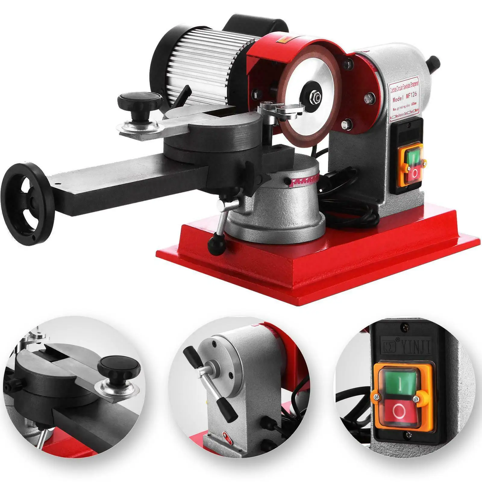 Vevor 370w Circular Saw Blade Grinder Sharpener Machine 5 Inch Wheel