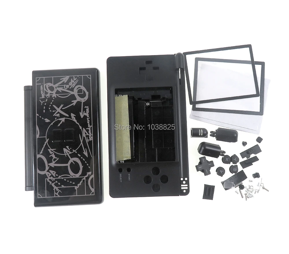 10 компл./лот для NDSL чехол с кнопками ограниченная серия дизайн Nintendo DS Lite корпус