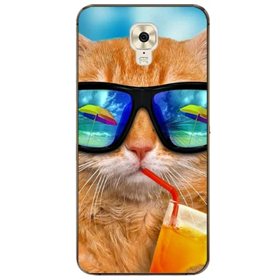Для Highscreen power Five Max Case 5,5 ''модный силиконовый мягкий, симпатичный, из ТПУ чехлы для задней панели Highscreen power 5max обложки Coque - Цвет: W14