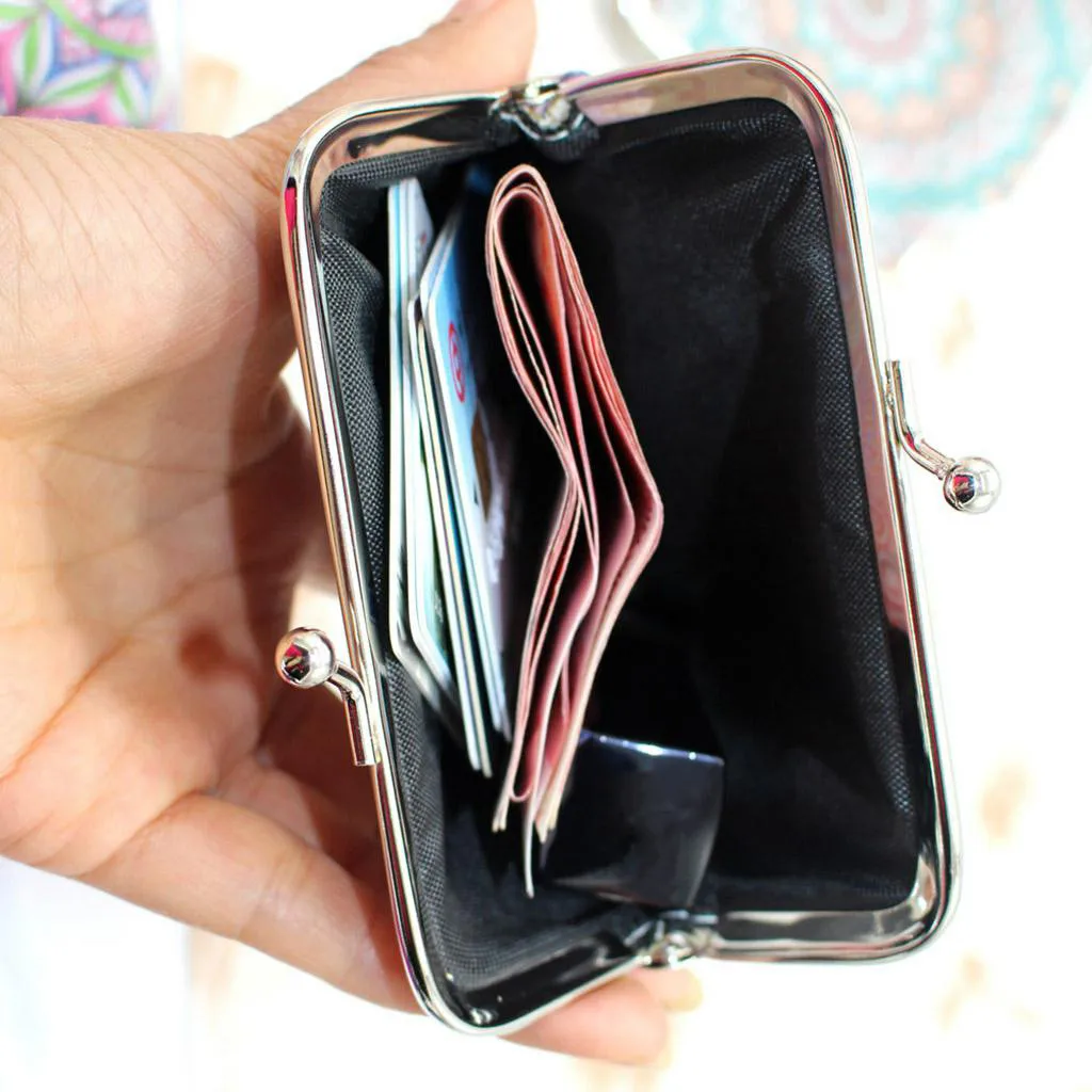 Sleeper# P501 Модный женский кожаный бумажник с геометрическим принтом, кошелек для монет, картхолдер(кошелек для пластиковых карт