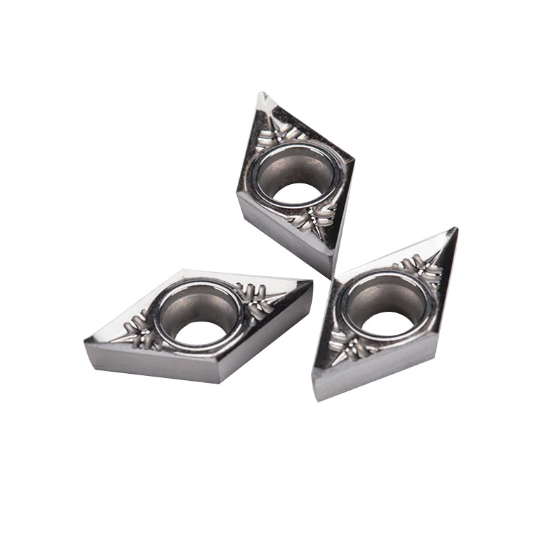 

10pcs DCGT070204 AK H01 Aluminum Insert Carbide Turning Tool Blade CNC Lathe Metal Cutter Cutting Tool
