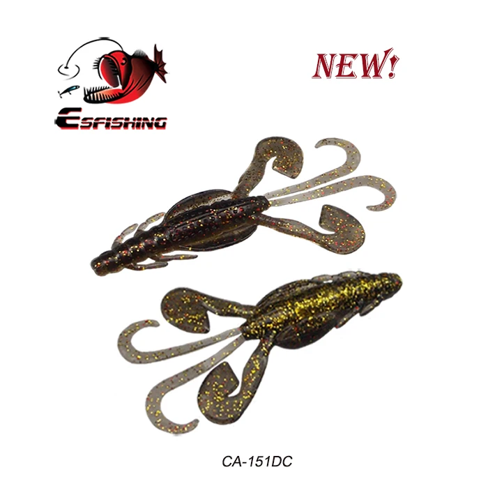 CA151DC Esfishing Craw рыболовные приманки 6 шт. 9 см/6,2 г огромные щупальца рыболовные приманки для карпа Мягкая приманка для рыбалки Реалистичная креветка Isca Artificiais - Цвет: CA151DC