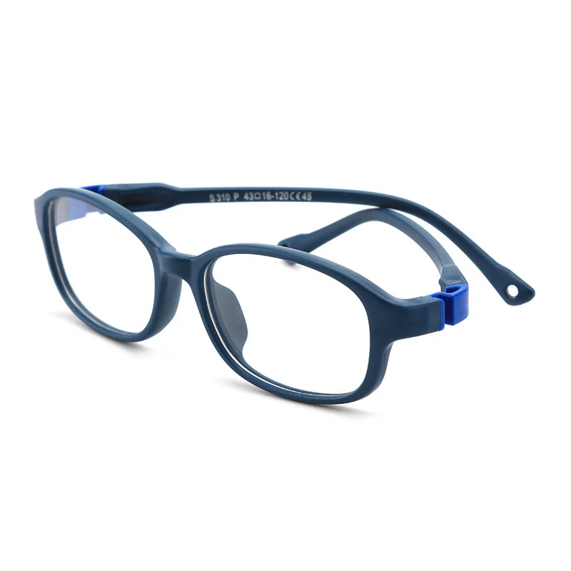 Seemfly Сверхлегкая мягкая детская оправа оптические очки Съемные детские очки для дальнозоркости близорукости резиновые силиконовые очки - Цвет оправы: C45