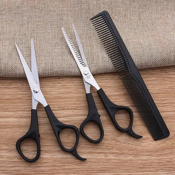 

Professional Barber Hair Cutting Set Scissors Thinning Shears and Comb