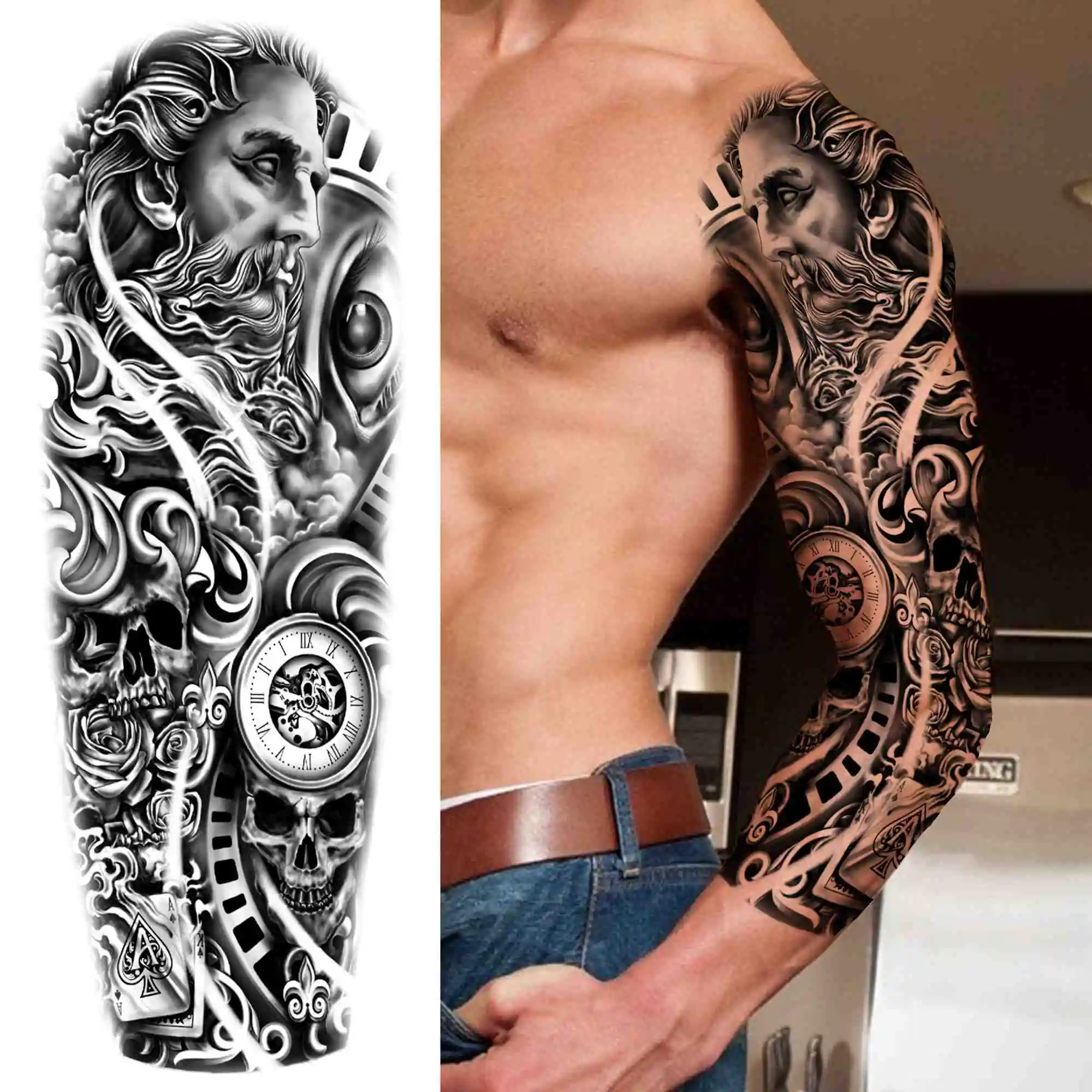 The best men's tattoos spotted on male models on Instagram | Vogue France