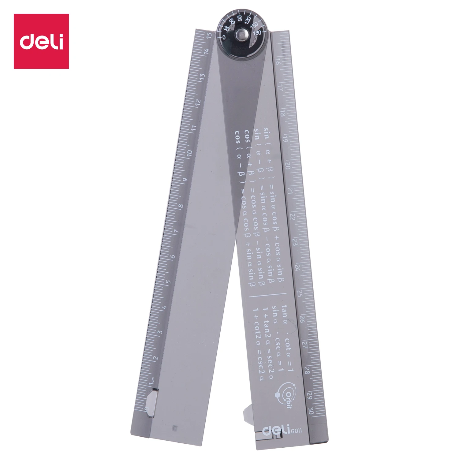 Deli Foldable Ruler 30cm drawing ruler,folding ruler