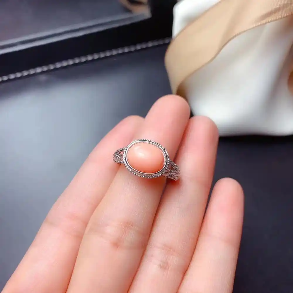 Chalcedony Ring Adjustable Ring gemstone rings Birthday Gift Quartz ring