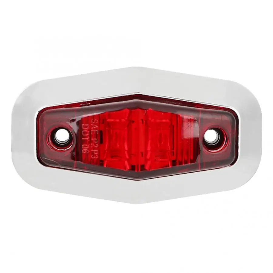 Габаритные огни 10 шт. красный 2 Светодиодный Боковой габаритный фонарь для грузовика индикатор сигнала грузовика Габаритный фонарь аксессуары для грузовиков