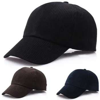 

Unisex Corduroy Cap Women Men Hat Couple Solid Color Baseball Cap Adjustable Winter Warm Casual Head Sun Hats Gorra Hombre 2020